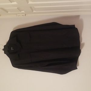 Men's Murano XL Black Button Down Long Sleeve Shirt